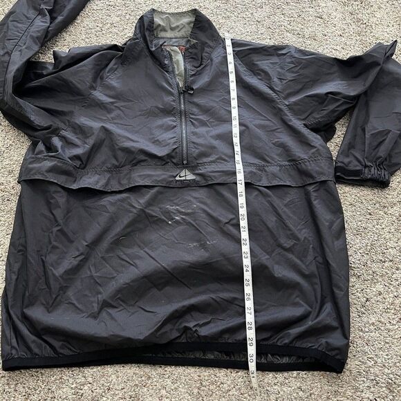 Vintage 90s Nike ACG Mens Size XL Center Swoosh Spell Out Packable Rain Jacket - Picture 5 of 10